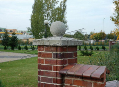 Column head decoration statue sculpture garden fence decoration stone